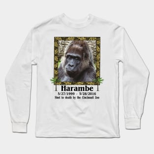 Harambe Memorial Long Sleeve T-Shirt